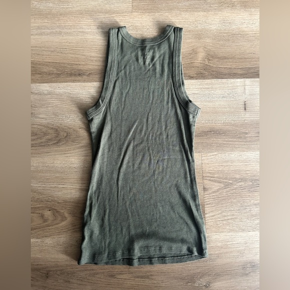 A New Day Woman’s Ribbed Olive Green Tank, Size: XS- EUC - Picture 2 of 4